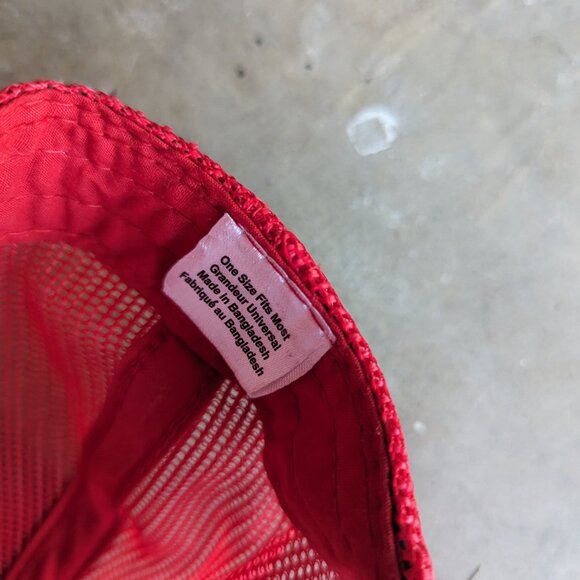 Leaping Bass Logo Cap Trucker Hat Snapback - Picture 6 of 7